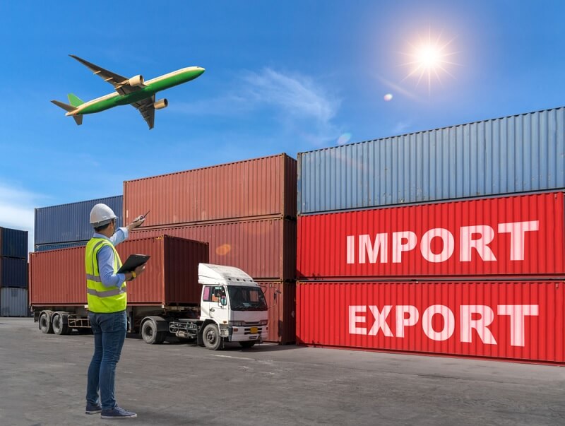 Export operations. Export Import of all kind of goods. Us Import and Export. Export Import USA].