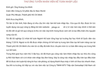 Chinh Phục Nhà Tuyển Dụng Với Mẫu Thư Ứng Tuyển Chuyên Nghiệp