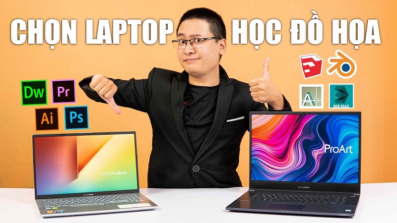 Laptop cho sinh viên ngành thiết kế đồ họa