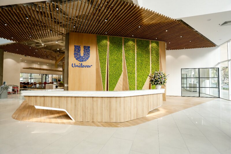 Không gian môi trường làm việc Unilever