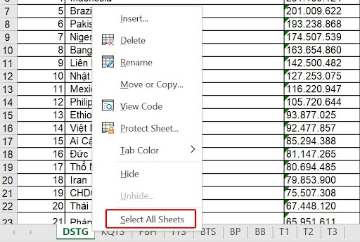 Cách in trong Excel