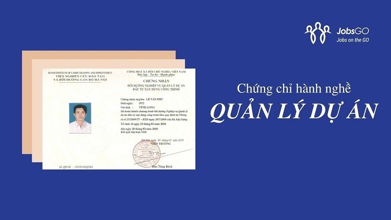 chứng chỉ quản lý dự án