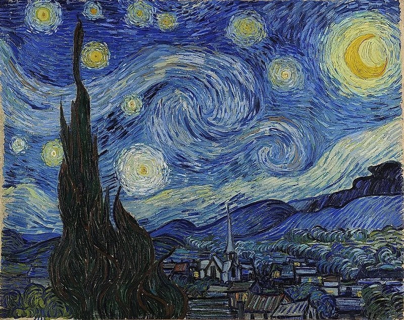 Tác phẩm “The Starry Night” của Vincent Van Gogh