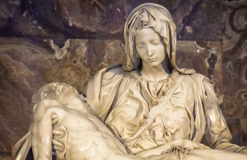 Tác phẩm điêu khắc “Pietà" của Michelangelo