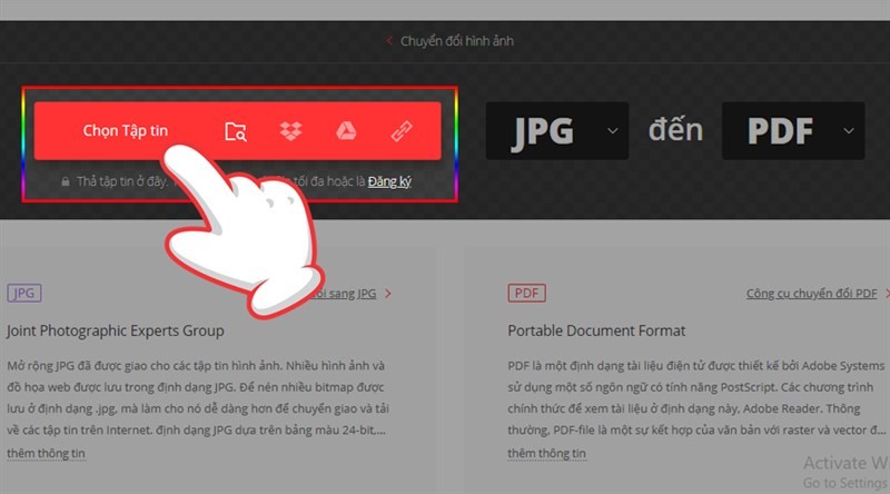 cách chuyển đổi file hình ảnh sang pdf