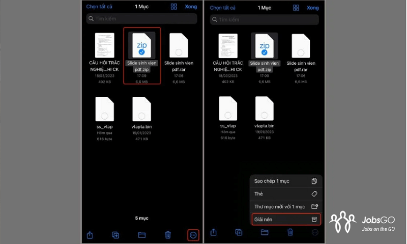 Giải Nén File Trên IPhone