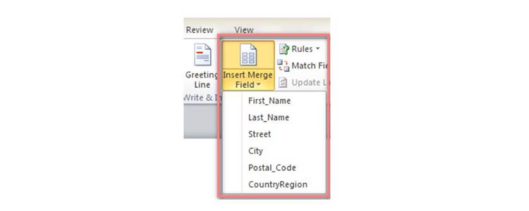 cách làm mail merge