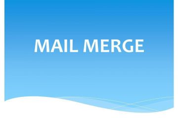 mail merge là gì