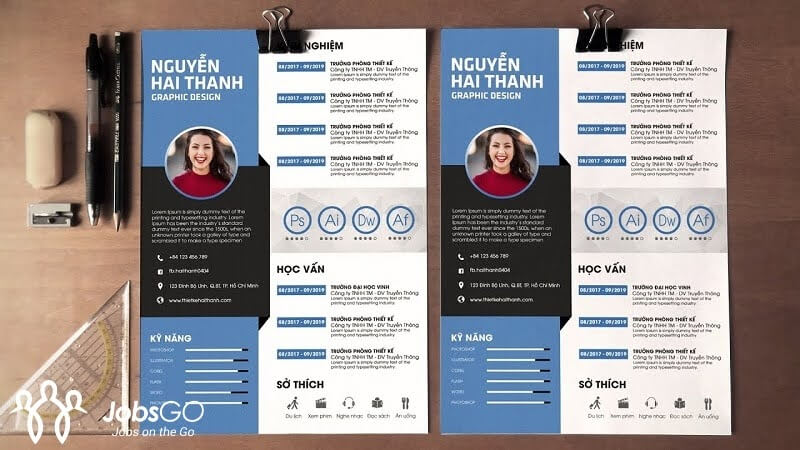 Tạo CV với phần mềm Adobe Photoshop