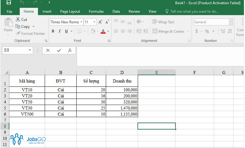 Cách Kẻ Bảng Trong Excel Bằng Lệnh Border