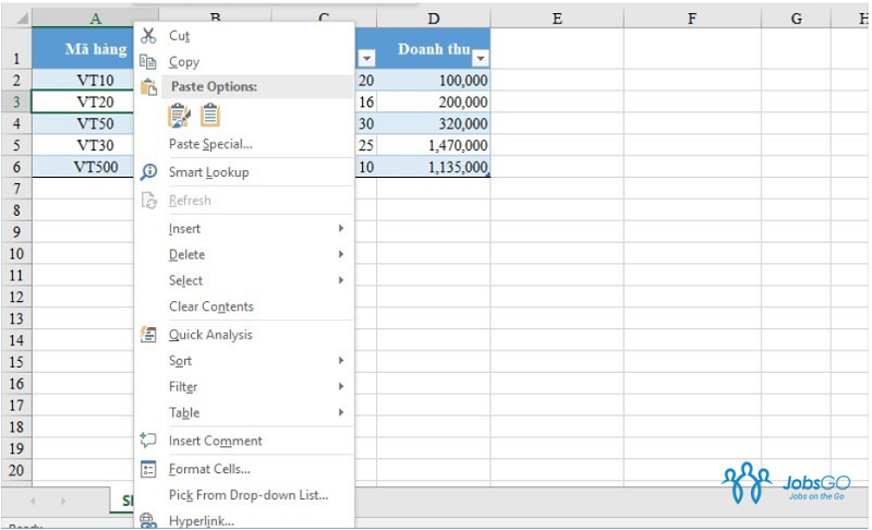 Cách Xóa Bảng Excel Đã Tạo