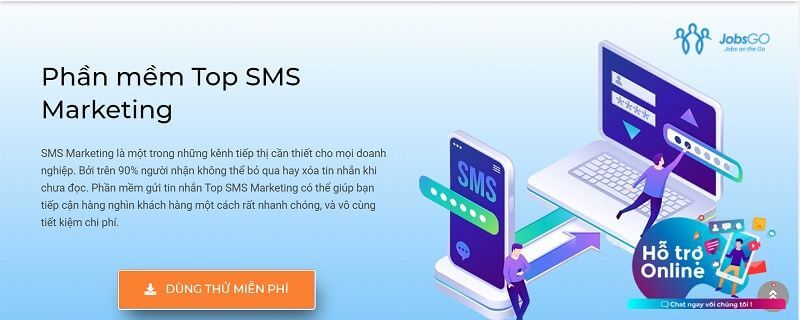 Phần mềm SMS Marketing hiệu quả