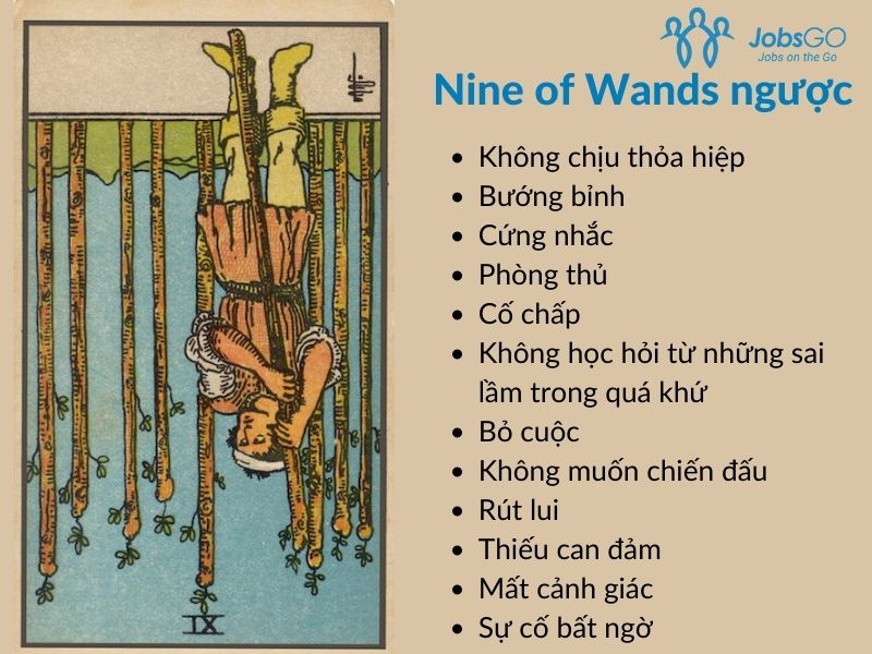 9 of wands ngược