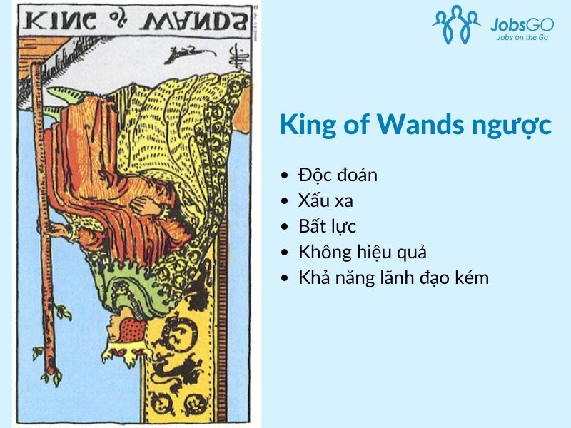 king of wands ngược