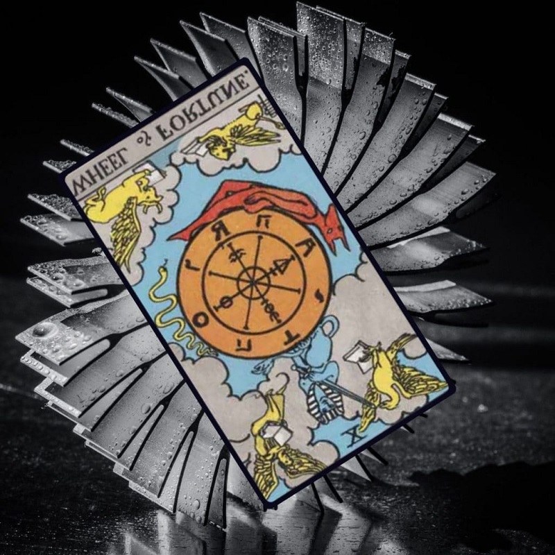 lá bài The Wheel of Fortune Tarot