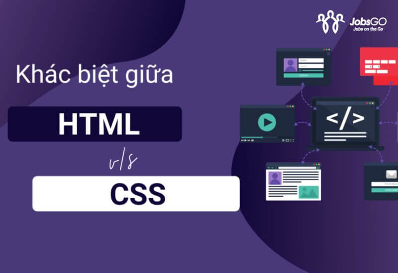 html và css có gì khác nhau