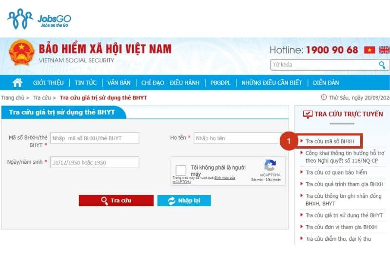 tra cứu bảo hiểm y tế