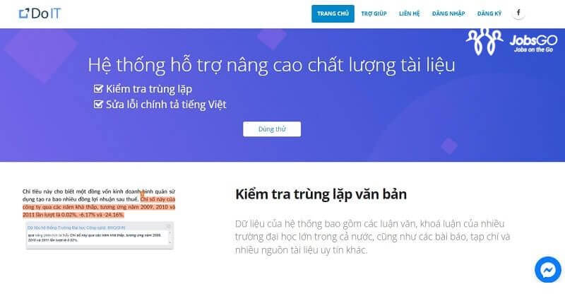 web check đạo văn