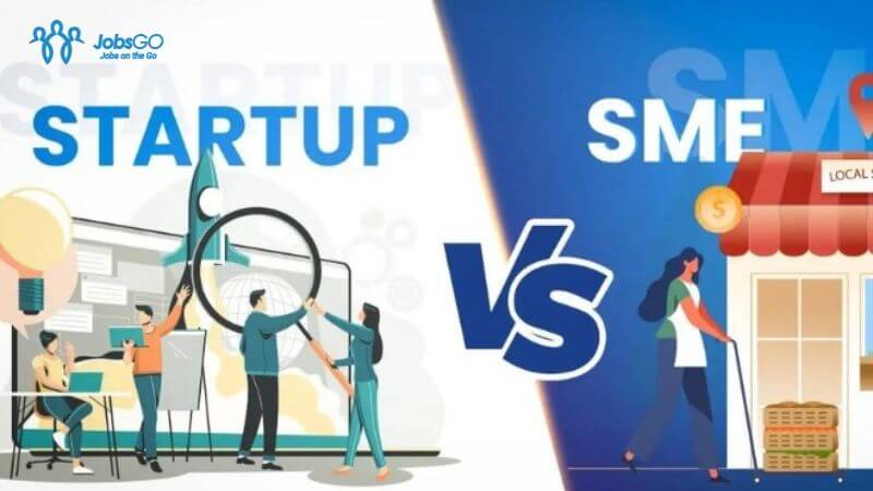 sự khác nhau giữa startup và sme