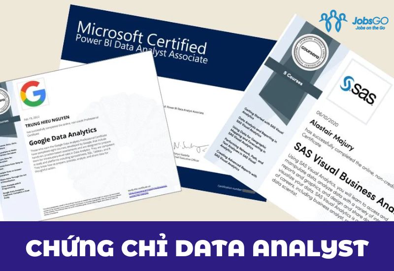 chứng chỉ data analyst