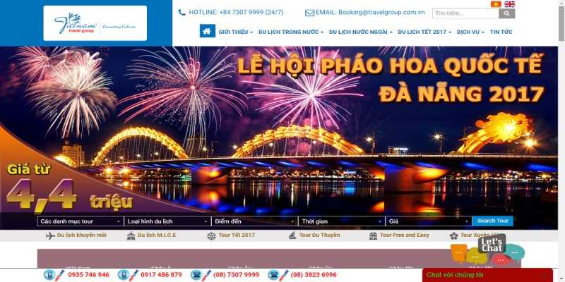 Công Ty Lữ Hành Quốc Tế Vietnam Travel Group (VNTG) tuyển dụng tháng 04/2023