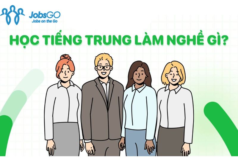 các vị trí của việc làm tiếng trung